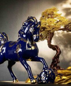 Bình Rượu con ngựa Doha sứ Mã Thượng Vân Vip Royal Darius 1000ml