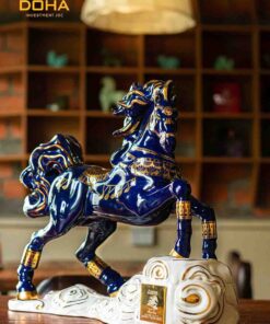 Bình Rượu con ngựa Doha sứ Long Mã Vó Ngựa Nước Nam